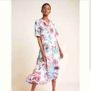 Anthropologie TUGBOAT Azores Maxi Dress